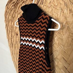 Bar III Turtleneck 70s Dress (Missoni inspired)